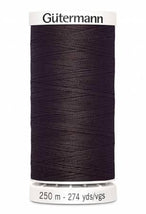 Sew-all Polyester All Purpose Thread 250m/273yds - Seal Brown 250M-593
