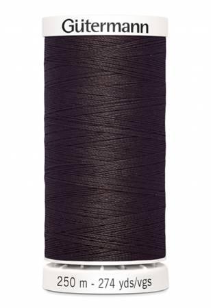 Sew-all Polyester All Purpose Thread 250m/273yds - Seal Brown 250M-593
