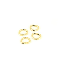Gold D-Rings 1/2" 4pcs STS104G