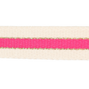 30mm Striped Webbing w/Metallic-Fuschia 1124-30-073