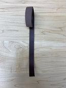 3/4" Wide Leather Bag Straps 100% Real Leather -  DK Brown