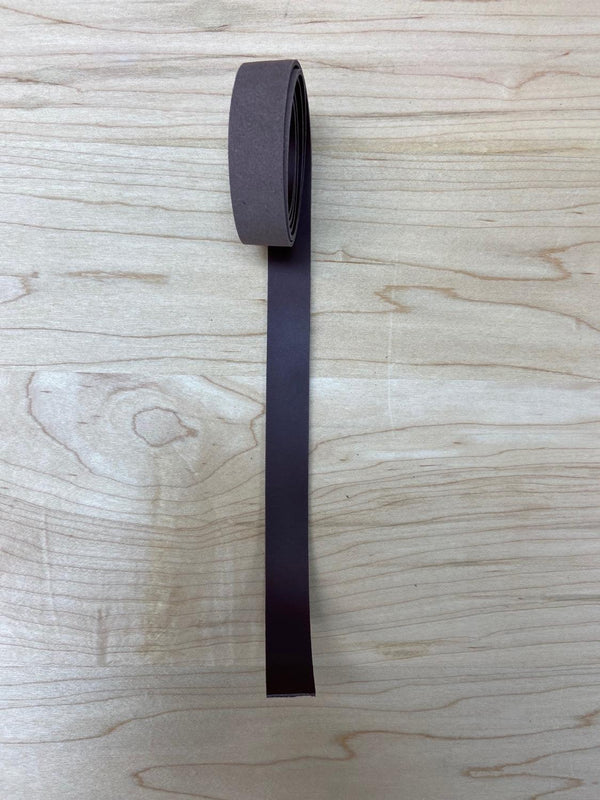 3/4" Wide Leather Bag Straps 100% Real Leather -  DK Brown