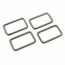 4 Rectangle Rings 1.5"Gunmetal