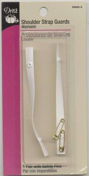 Shoulder Strap Guards for Lingerie 2 Pins 3/8in 1 pair - 56689
