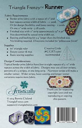 Triangle Frenzy Runner Pattern