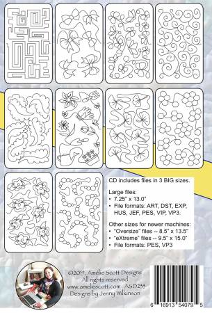 Edge To Edge QuiltingJumbo Pack 1