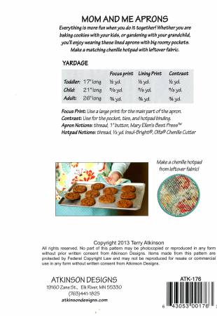 Mom And Me Aprons ATK176
