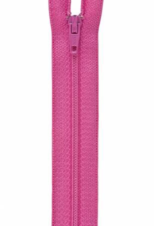 All-Purpose Polyester Coil Zipper 14in Hot Pink F7214-320A