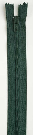All-Purpose Polyester Coil Zipper 16in Forest Green - F7216-061A