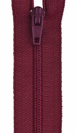 All-Purpose Polyester Coil Zipper 22in Barberry Red F7222-039B