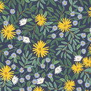 Bramble Canvas-Daisy Field Navy Metallic RP905-NA6CM