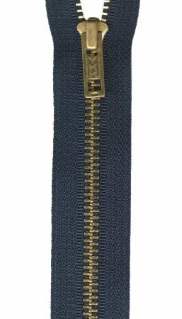 Brass Seperating Zipper24" - Navy - 0624-560