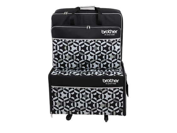 Brother Luggage XJ Black/White Diamond Print SASEBXJ