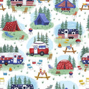 Camp USA-Camping Scenes White B-3061-01