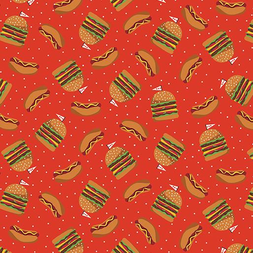 Chillin & Grillin-Hot Dogs & Burgers Red 14360-10