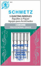 Chrome Quilting Schmetz Needle 5 ct, Size 75/11 - 4035