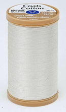 Coats Cotton Machine Quilting Thread 350 yds Natural S9758010