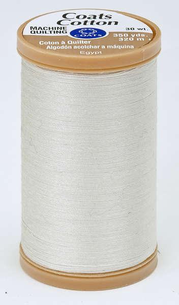 Coats Cotton Machine Quilting Thread 350 yds Natural S9758010