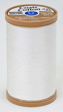 Coats Cotton Machine Quilting Thread 350 yds Winter White S9750150
