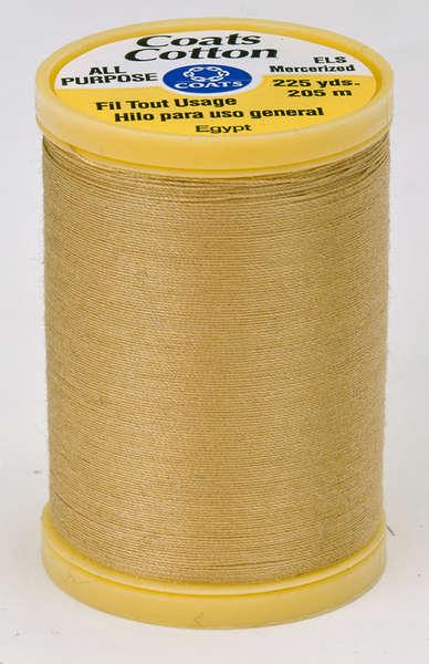 Coats Cotton Sewing Thread 225yds Temple Gold - S9707450