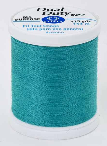 Coats Dual Duty XP Polyester Thread 125yds Bright Aqua Green - S9009257