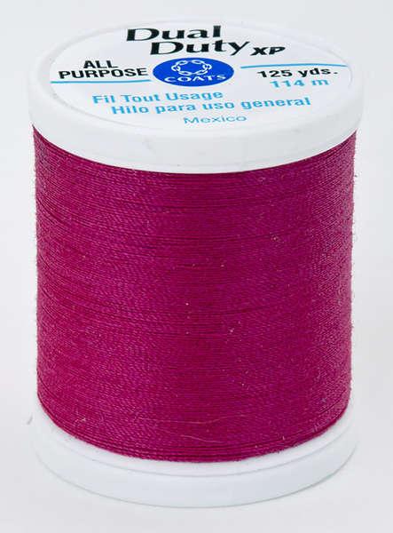 Coats Dual Duty XP Polyester Thread 125yds Bright Fuchsia - S9009215