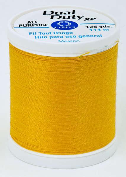 Coats Dual Duty XP Polyester Thread 125yds Bright Gold - S9009274