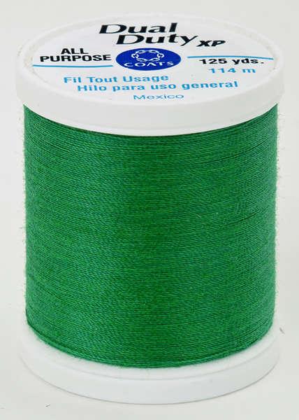 Coats Dual Duty XP Polyester Thread 125yds Bright Kelly - S9009267