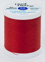 Coats Dual Duty XP Polyester Thread 125yds Bright Red - S9009225