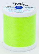 Coats Dual Duty XP Polyester Thread 125yds Neon Bright Yellow - S9009271
