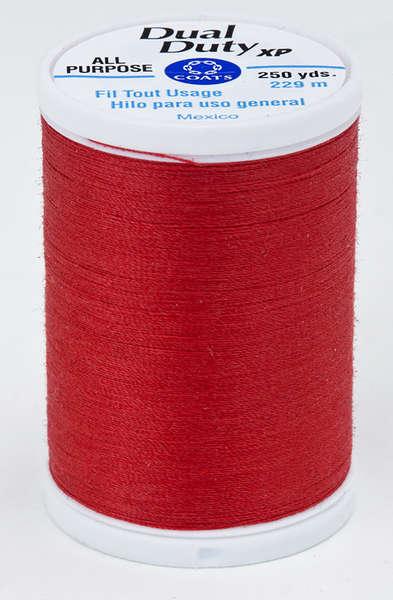 Coats Dual Duty XP Polyester Thread 250yds Atom Red - S9102160