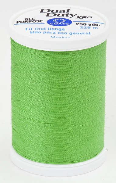 Coats Dual Duty XP Polyester Thread 250yds Bright Green - S9106450