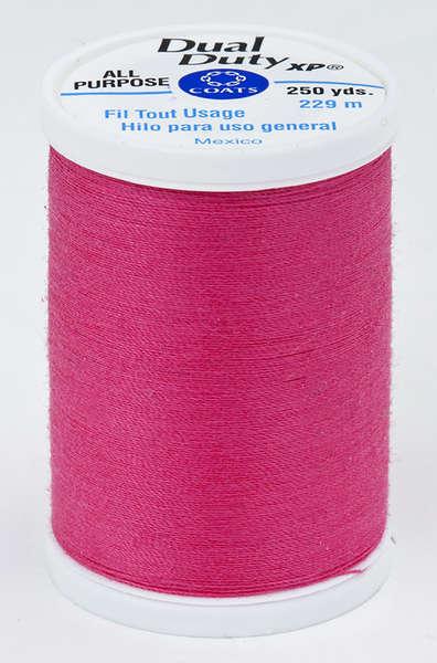 Coats Dual Duty XP Polyester Thread 250yds Bright Rose - S9101850