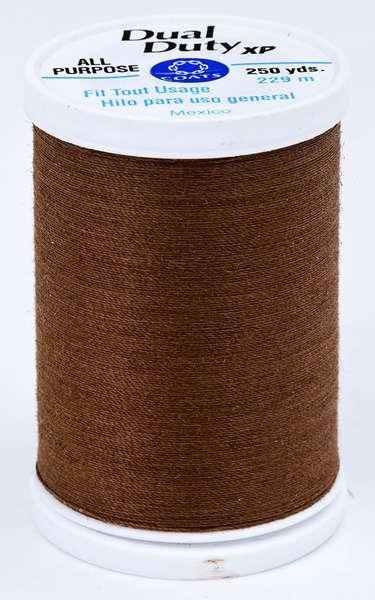 Coats Dual Duty XP Polyester Thread 250yds Brown Chestnut - S9108190