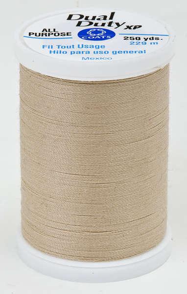Coats Dual Duty XP Polyester Thread 250yds Buff - S9108050