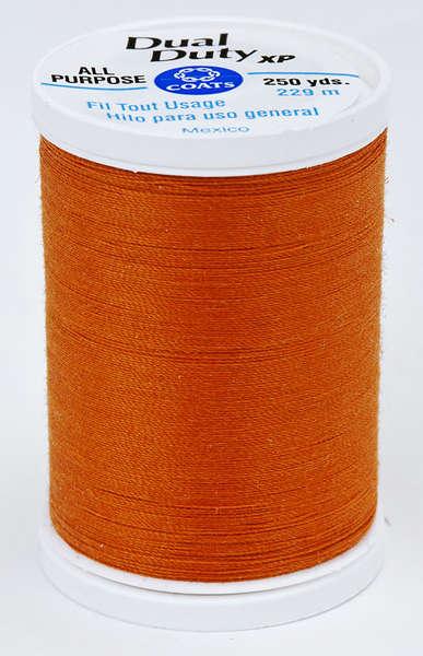 Coats Dual Duty XP Polyester Thread 250yds Burnt Orange - S9107670