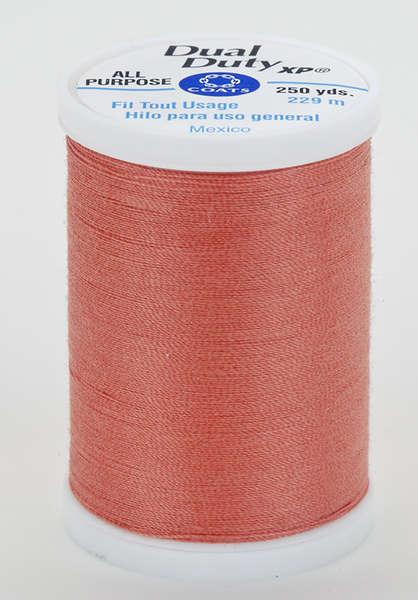 Coats Dual Duty XP Polyester Thread 250yds Coral Rust - S9107940