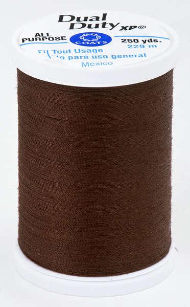 Coats Dual Duty XP Polyester Thread 250yds Dark Brown - S9108890
