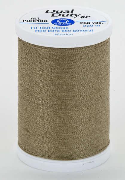 Coats Dual Duty XP Polyester Thread 250yds Dark Khaki - S9108450