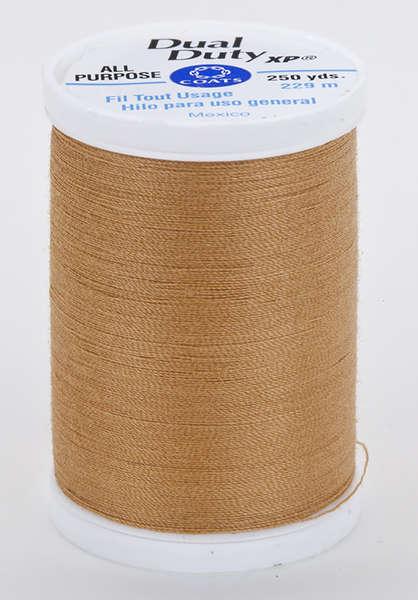 Coats Dual Duty XP Polyester Thread 250yds Golden Tan - S9108140