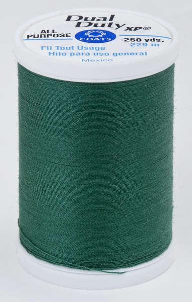 Coats Dual Duty XP Polyester Thread 250yds Hunter Green - S9106750