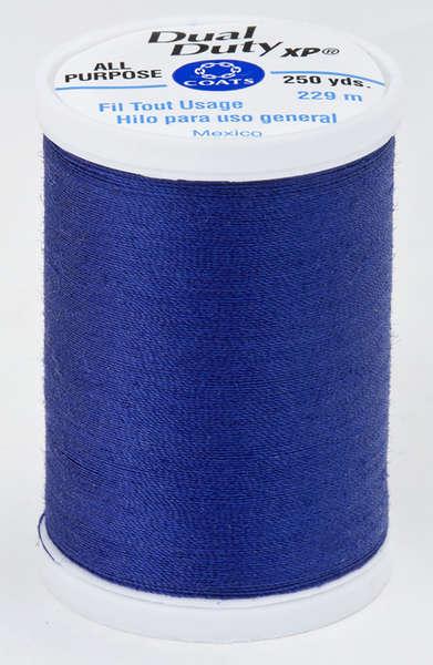 Coats Dual Duty XP Polyester Thread 250yds Indigo - S9104290