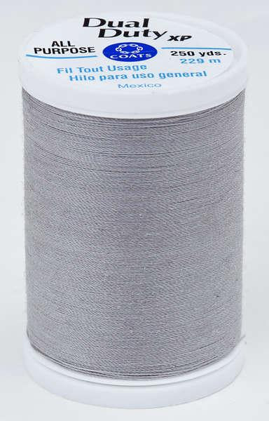 Coats Dual Duty XP Polyester Thread 250yds Nugrey - S9100450