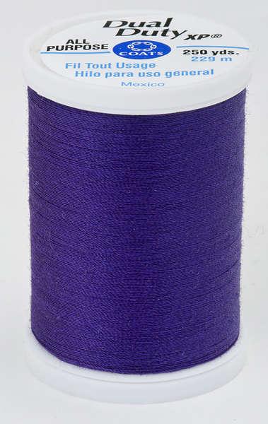 Coats Dual Duty XP Polyester Thread 250yds Purple - S9103690