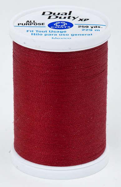 Coats Dual Duty XP Polyester Thread 250yds Red Cherry - S9102680