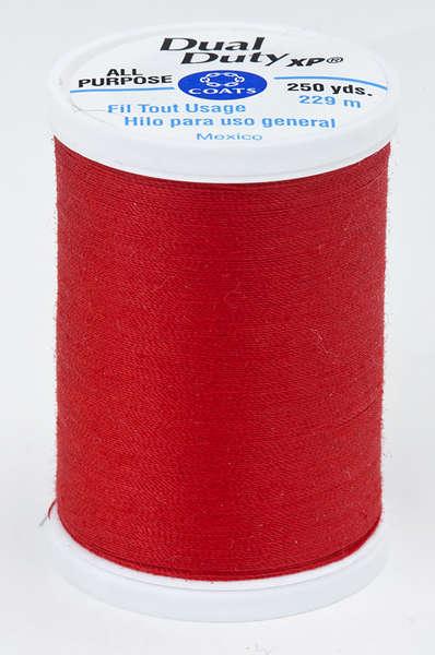 Coats Dual Duty XP Polyester Thread 250yds Red Geranium - S9102170