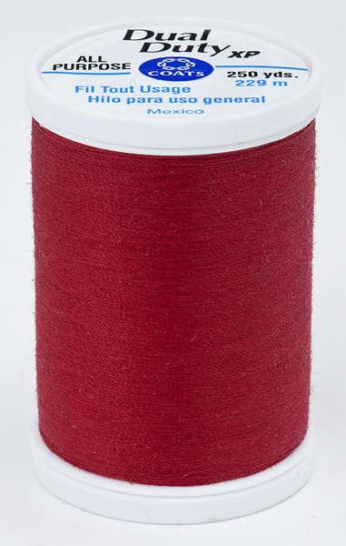 Coats Dual Duty XP Polyester Thread 250yds Scarlet - S9102780