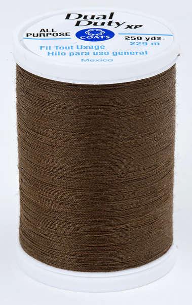 Coats Dual Duty XP Polyester Thread 250yds Seal Brown - S9108380