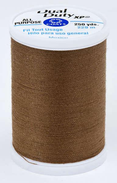 Coats Dual Duty XP Polyester Thread 250yds Summer Brown - S9108360