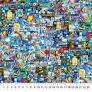 Color Collage II-Air & Water Collage Blue DP25232-45